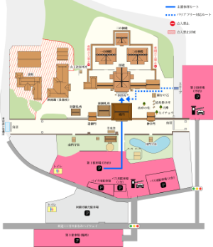 阿蘇神社 境内 無料駐車場 地図