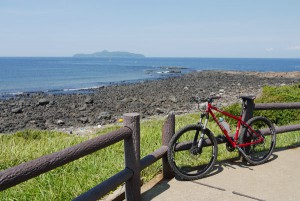 波戸岬から望む馬渡島（まだらしま）［波戸岬灯台］