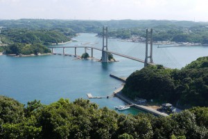 呼子大橋［風の見える丘公園より］