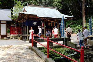 白川吉見神社の社殿［白川水源・南阿蘇村］