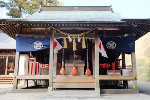 火災後新たに造営竣工された白川吉見神社