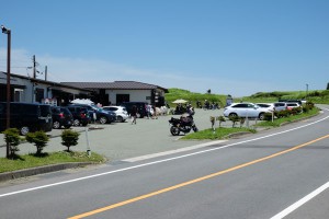 かぶと岩展望所の駐車場［ミルクロード・県道339号線］