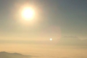 展望台からの朝日［大観峰・熊本阿蘇市］