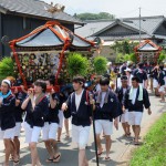 2017年7月28日現在：御田植神幸式（おんだ祭り）［阿蘇神社］