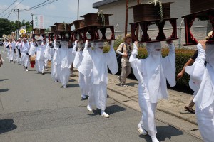 2017年7月28日現在：御田植神幸式（おんだ祭り）［阿蘇神社］