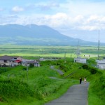 九重連山がのぞむ［大観峰・散策コース］