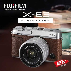 新色ブラウンカラー発売［FUJIFILM X-E3］