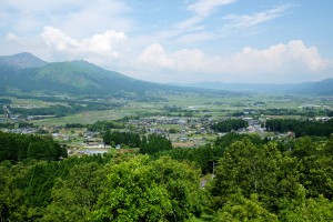 阿蘇南郷谷の景色［観音桜展望台・南阿蘇村］