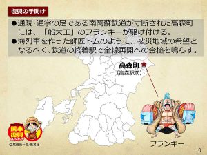 【熊本】ワンピース像『フランキー』設置場所